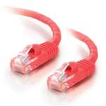 50' Cat5E 350 Mhz Snagless Patch Cable Red