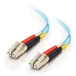 2M 10Gb Lc/Lc Duplex 50/125 Mm Fiber Patch Cable Aqua