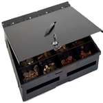 Tray Cover (Black With Lk) For The Val-U Line Cash Drawer - Works With All 16 Inch Val-U Lines