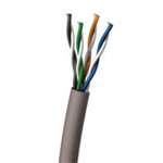 500' Cat5E Solid Plenum Cmp Cable Grey