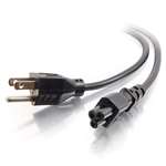 6 Foot 3 Slot Notebook Power Cord, Black