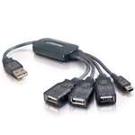 11 Usb 2.0 Hub 4-Port Cable Grey