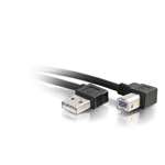 5M Usb 2.0 Right Angled A To B M/M Cable Black