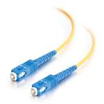 2M Sc/Sc Simplex Singlemode Fiber Patch Cable Yellow