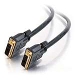 15' Dvi-D Plenum M/M Cable Black