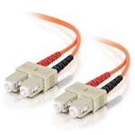 1M Sc/Sc Duplex 62/125 Multimo De Fiber Patch Cable Orange