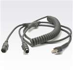 Cable (9 Feet, Universal Style Keyboard Wedge, Coiled)