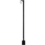 Cctv Standard Pole 16 Foot Steel Pole With 20 Inch Transformer Base (4 Inch X 4 Inch, Square, 200 Lbs Maximum Load, For All Outdoor Dome Housings)