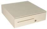 Series 100 Cash Drawer (Adjustable Media Slot, 420 Multipro Interface, 16 Inch X 16 Inch) - Color: Cloud White