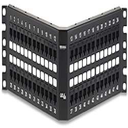 Signamax 24-Port Cat 6A 10G Angled Patch Panel item known as : 24458A-C6A