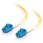 2M Lc/Lc Duplex 9/125 Single Mode Fiber Patch Cable Yellow