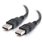 1M Usb 2.0 Male/Male Cable Black