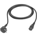 Ac Power Cord (1.8 Meters, 18Awg, 250V, 10A, Black, Israel)