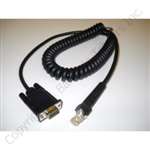 Cable (8 Feet, Rs, Db9S, Coil, Black, Power On Pin 9)