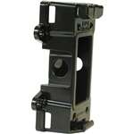 Alum Pole Wall Mount Adapter Bracket (Black With Straps)