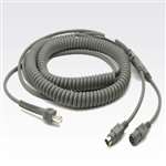 Cable (20 Feet, Universal Style Keyboard Wedge, Coiled)