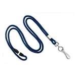 35 Navy Blue Lanyard W/Steel Swivel Hook;Breakaway,Qty.100