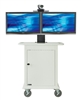 Single Monitor Telemedicine Mobile Cart