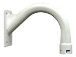 Aluminum Gooseneck Wall Bracket (1.5 Inch, Npt, White Powdercoat Finish)